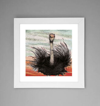 'Ostrich' Print, 2 of 3