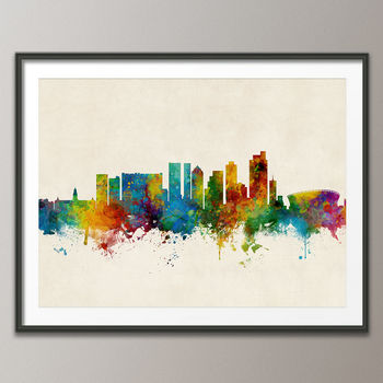 Cape Town South Africa Skyline Art Print, 5 of 8