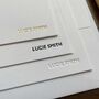 Personalised Luxury Pressed Note Cards, thumbnail 4 of 5