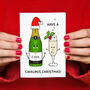 Funny Cava Christmas Card, thumbnail 1 of 3