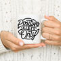Positive Vibes Only Inspirational Mug, thumbnail 1 of 2