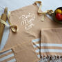 Personalised Cotton Apron And Tea Towel, Christmas Gift, thumbnail 1 of 12