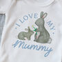 I Love My Mummy Baby Bodysuit, thumbnail 4 of 5
