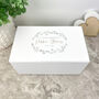 Personalised Wreath Large Cremation Urn For Ashes | One.44 Litres, thumbnail 2 of 8
