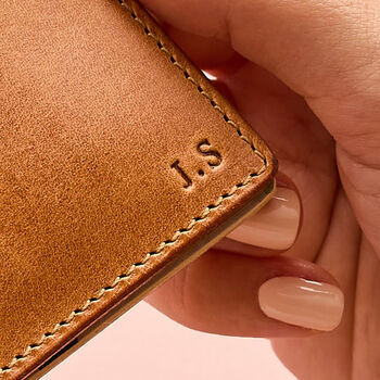 Personalised Leather Photo Card Holder, 3 of 8