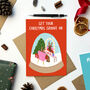 Rudolph The Red Nosed Reindeer Christmas Card, thumbnail 1 of 3