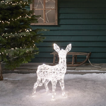 Swinsty Fawn Dual LED Plug In Light Up Reindeer, 2 of 6