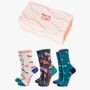 Moths Dragonflies Bamboo Socks Gift Box Women's, thumbnail 1 of 4