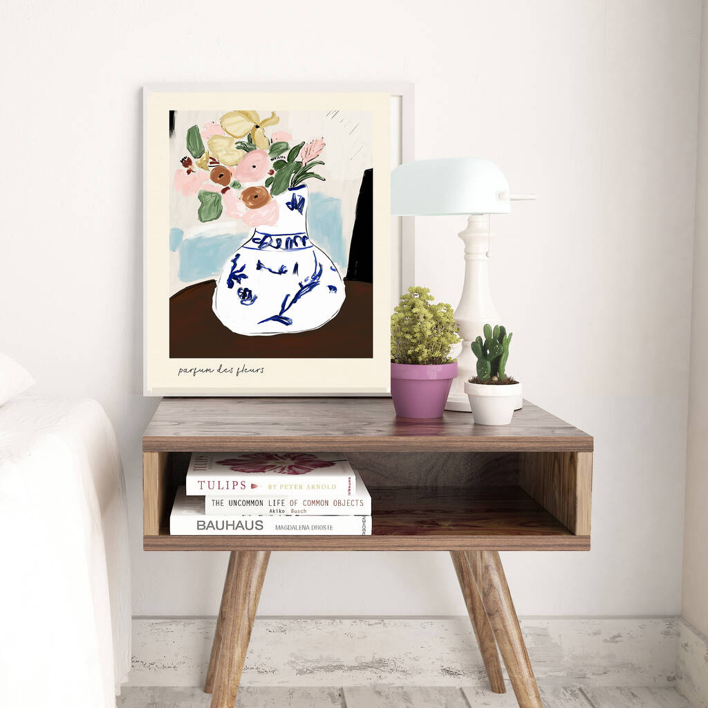Flower Vase Print By Stanley Street Studio