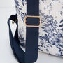 Martha Large Backpack Blooming Toile Blue, thumbnail 3 of 9