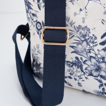 Martha Large Backpack Blooming Toile Blue, 3 of 9