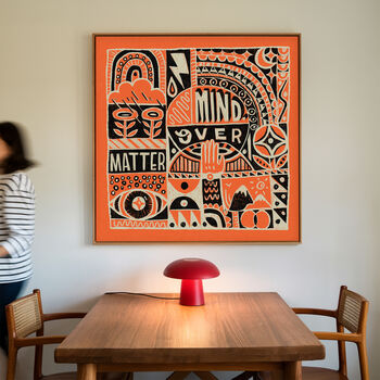 Mind Over Matter Print, Illustration Wall Art, 4 of 9