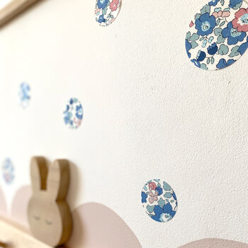 Liberty Fabric Bubble/Circle Wall Stickers, 7 of 7