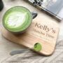 Personalised Matcha Time Coaster Board, thumbnail 1 of 2