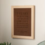 Three Years Together Leather Anniversary Timeline Print, thumbnail 1 of 3