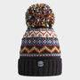 Simon Wilson Fairisle Knit Reflective Superbobble Hat, thumbnail 2 of 3