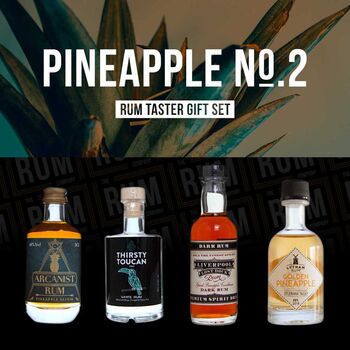 Pineapple Rum Taster Set Gift Box Two, 2 of 5