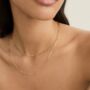 Paperclip Mini Link Gold Vermeil Chain, thumbnail 2 of 3