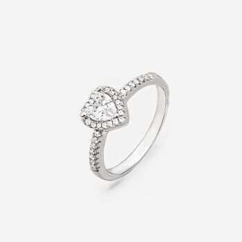 Sterling Silver Heart Promise Ring For Her, 5 of 5