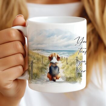 Personalised Beagle Dog Beach Walk Collection, 3 of 7