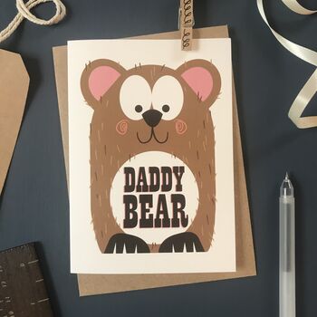 'Daddy Bear' Father's Day Card, 4 of 4