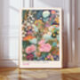 Japanese Floral Flower Garden Art Print, thumbnail 1 of 5