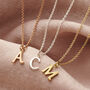 Italic Initial Necklace, thumbnail 8 of 8