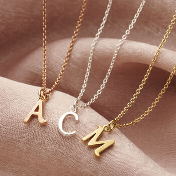 Italic Initial Necklace, 8 of 8
