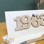 Personalised 1963 60th Anniversary Year Card, thumbnail 10 of 10