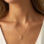 Gold Or Silver Cross Necklace, thumbnail 1 of 6