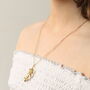 Botanical Rosemary Leaf Branch Necklace, thumbnail 4 of 8