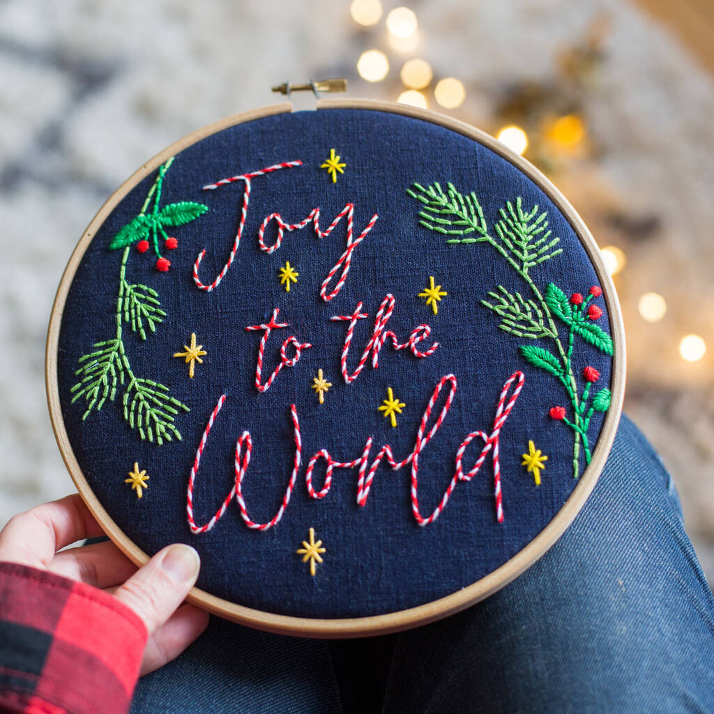 Joy To The World Soulful Hoop Kit, 1 of 4
