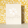 Mini Gold Foiled Sympathy Card, thumbnail 4 of 5