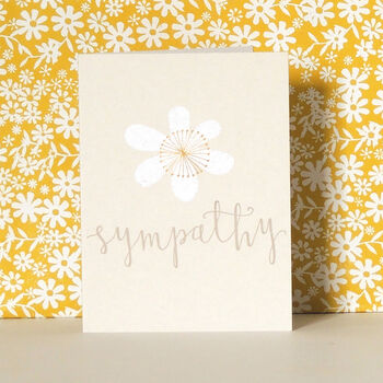 Mini Gold Foiled Sympathy Card, 4 of 5