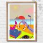 Bright Print For Music Festival Lovers, thumbnail 1 of 3