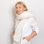 Sam Scarf Beginner Knitting Kit, thumbnail 7 of 10