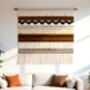 Macrame Wall Hanging Ndik'a': Native Collection Fiber Art Tapestry, thumbnail 1 of 3
