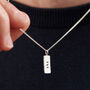 Personalised Men’s Silver Tag Necklace, thumbnail 10 of 12