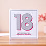 Happy Birthday To A Wonderful Daughter Age Card, thumbnail 1 of 5