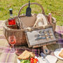 Personalised Hardwick Four Person Picnic Boat Hamper, thumbnail 1 of 7