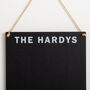 Personalised Hanging Family Chalkboard, thumbnail 7 of 7