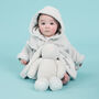 Personalised Light Grey Bunny Soft Toy, thumbnail 3 of 5