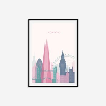 Minimalist London Travel Print, 4 of 8