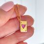 Ace Of Hearts Necklace In Gold Plate, thumbnail 1 of 5