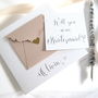 Personalised Bridesmaid Precious Message Card, thumbnail 2 of 5
