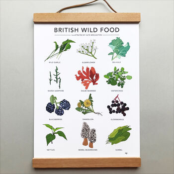 'British Wild Food' Print, 4 of 4