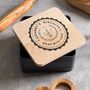 Personalised Cake Tin With Wooden Lid, thumbnail 3 of 7