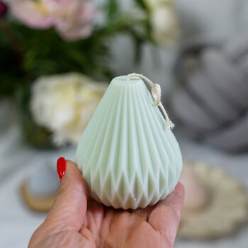 Handmade Pear Drop Soy Wax Candle, 4 of 5