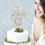 Charming Personalised Quote Cake Topper, thumbnail 2 of 6