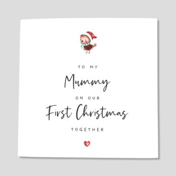 1st Christmas Card For Mummy, 3 of 4